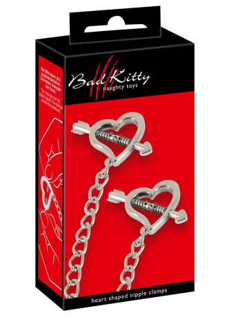 Heart shaped nipple clamps